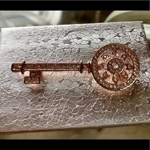 Rhinestone Rose Gold Pin